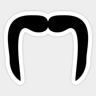 Handlebar Mustache Sticker